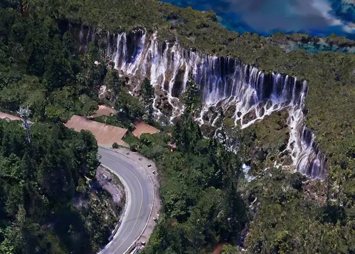 山东景区倾斜摄影航拍